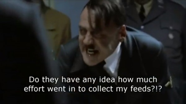 Hitler ist nicht erfreut
