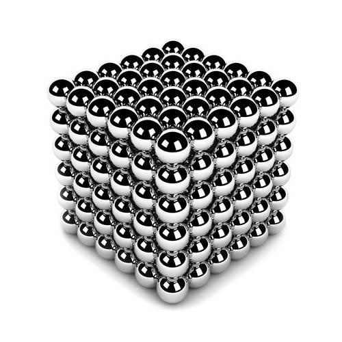 Magnetkugeln Silbrig Klein