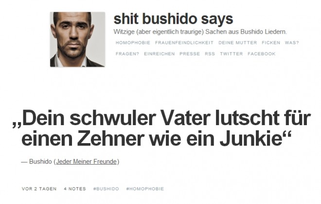 Shit Bushido Says