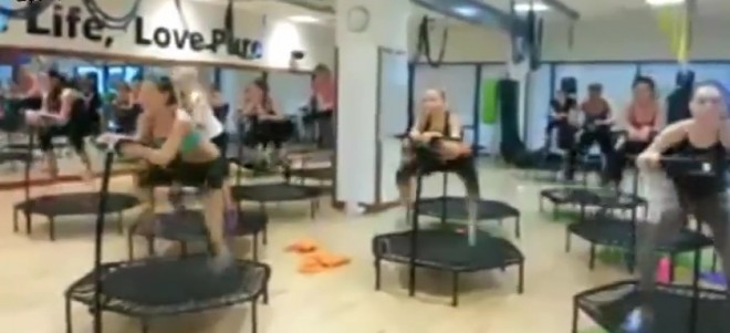 Trampolin-Fitness